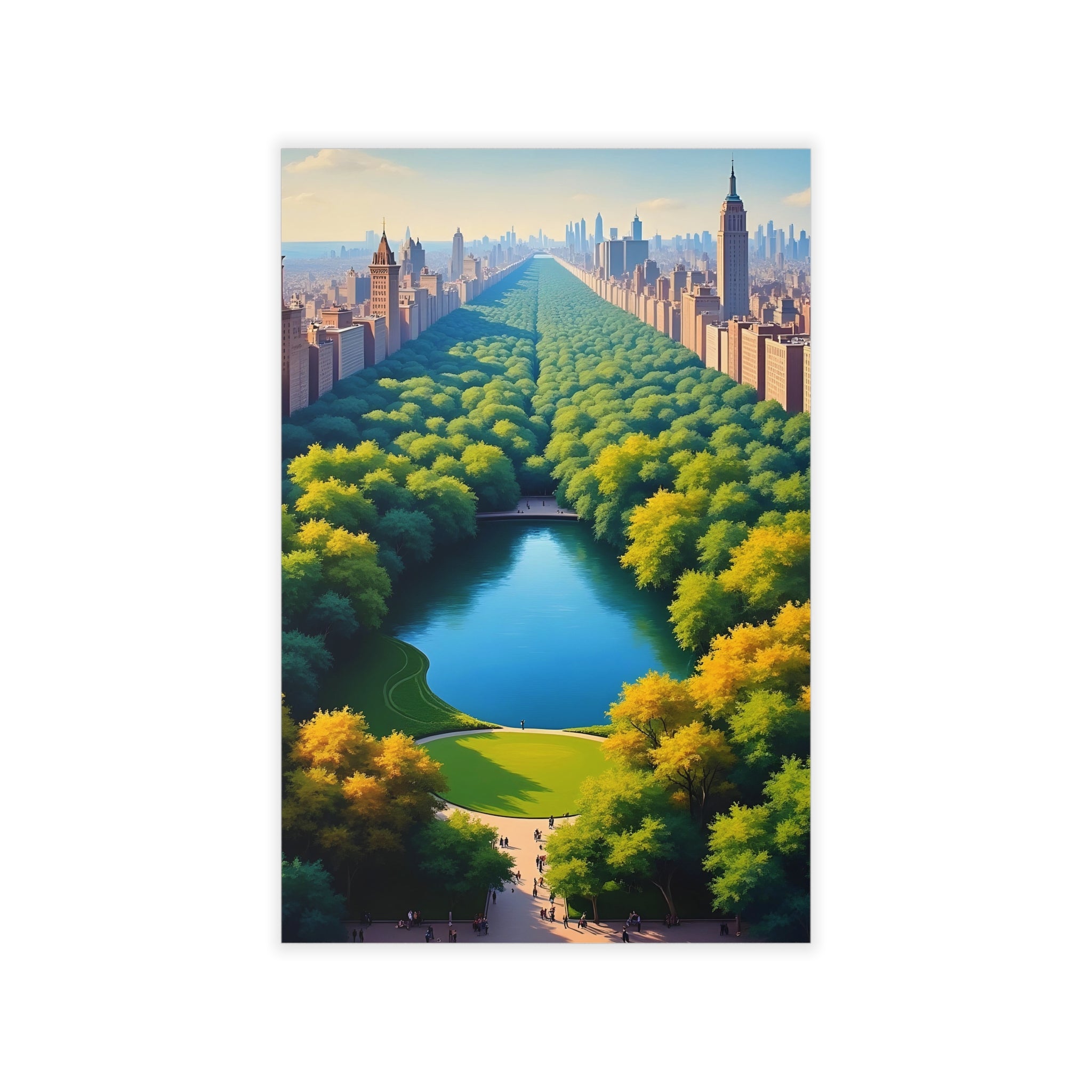 Green PLANTATION Wall Art Decor Peel & Stick Removable Repositionable Frameable Home Decor Gift