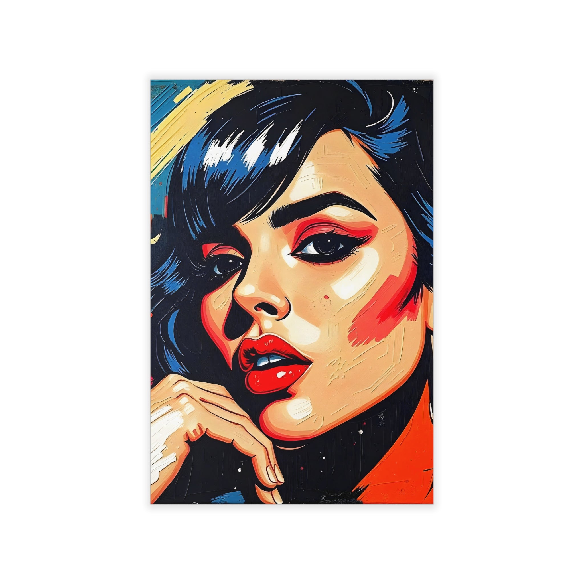 Pop Art PORTRAIT No 8 Original Wall Art Decor Beauty Design Home Affordable Long Lasting Gift