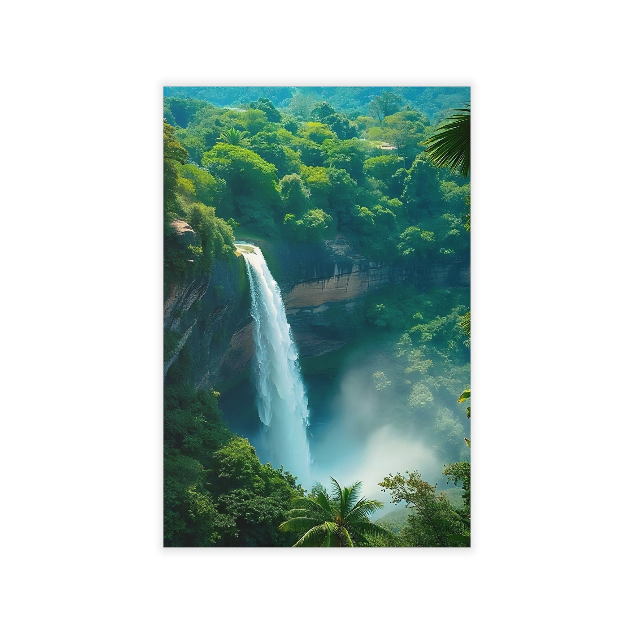 Landscape WATERFALL Original Wall Art Decor Beauty Design Home Affordable Long Lasting Gift
