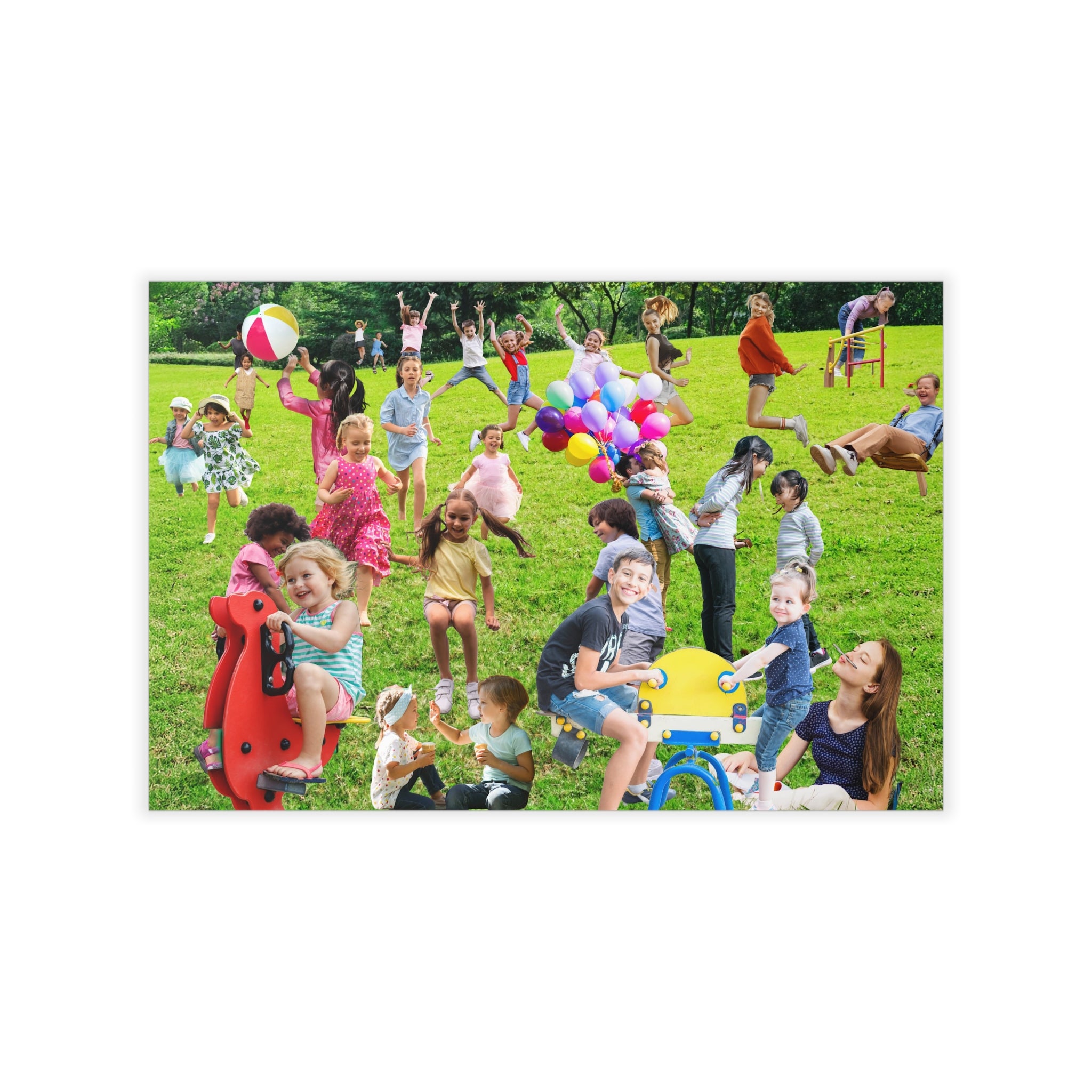 KIDS PARK Original Wall Art Decor Peel & Stick Affordable Long Lasting Home Design Gift