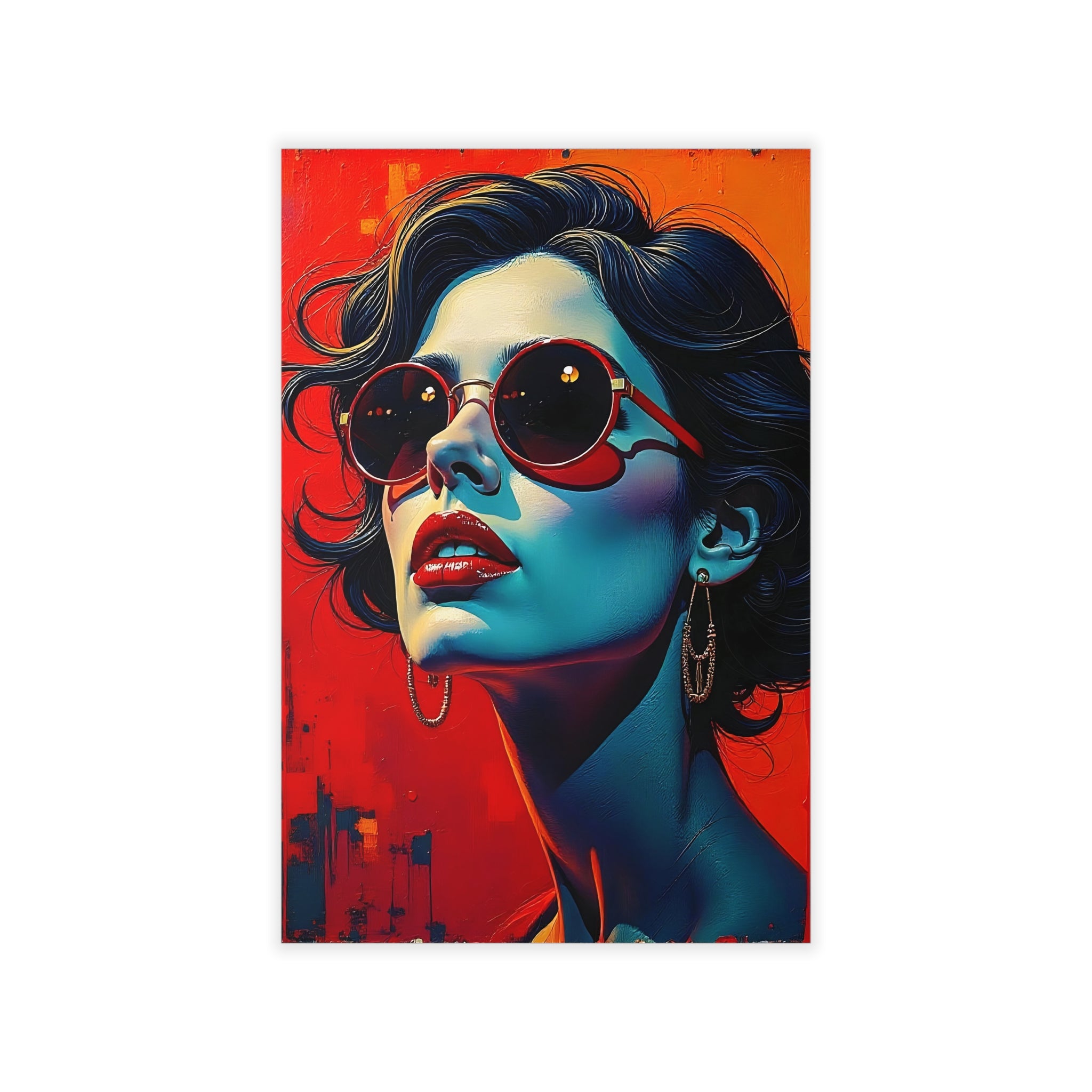 Pop Art PORTRAIT No 4 Original Wall Art Decor Beauty Design Home Affordable Long Lasting Gift