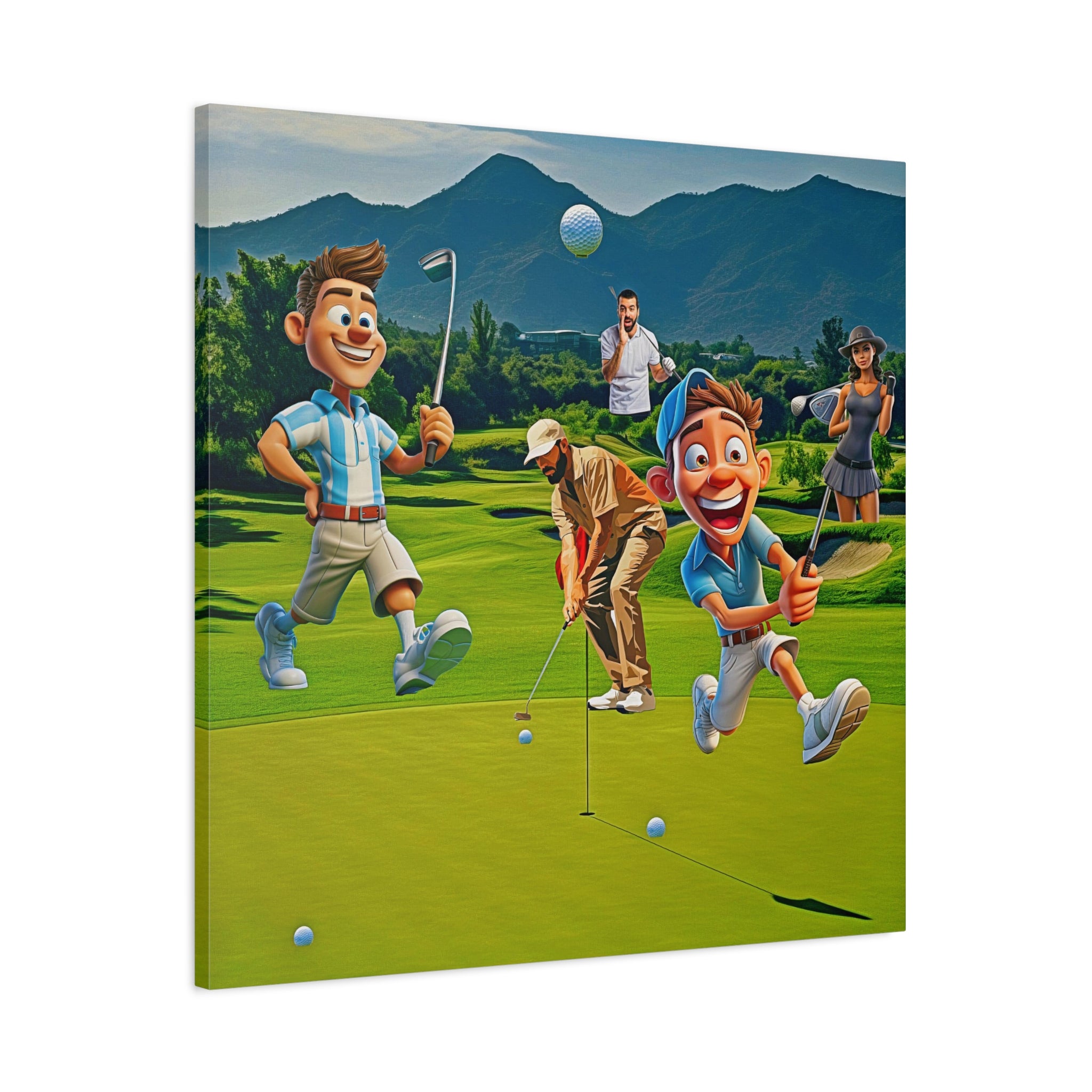 Wall Art FORE Golf Canvas Print Art Painting Original Giclee GW Love Nice Beauty Fun Design Fit Sport Hot House Home Office Gift Ready Hang