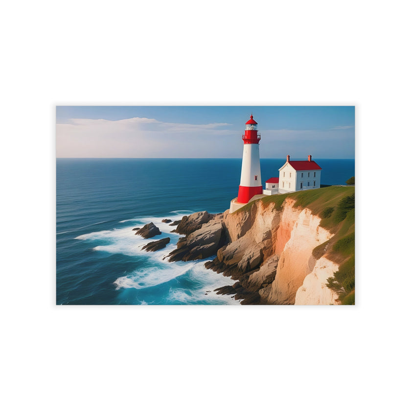 Beach Collection LIGHTHOUSE Original Wall Art Decor Peel & Stick Affordable Long Lasting Home Design Gift