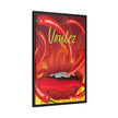 Wall Art RED HOT Canvas Print Art Deco Painting Giclee 24x36 + Frame Love Hot Chili Pepper Food
