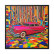 Wall Art WE NEED A CAR Pop Art Canvas Print Painting Giclee 32x32 + Frame Love Beauty Fun Design House  Home Office Hot Decor Gift Ready to Hang