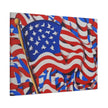 Wall Art AMERICAN FLAG #1 Flag Collection Giclee Art Print Canvas 40”X30
