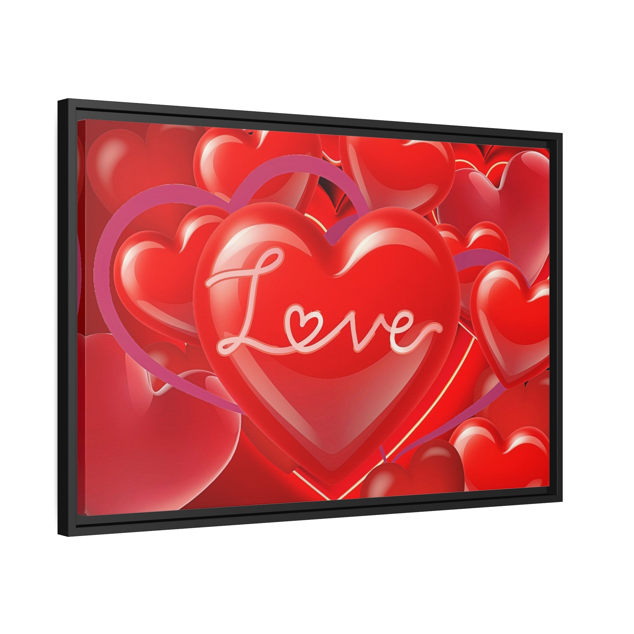 Wall Art LOVE YOU MORE Canvas Print Painting Original Giclee + Frame Love Nice Beauty Fun Design Fit Hot House Home Office Gift Ready Hang Living
