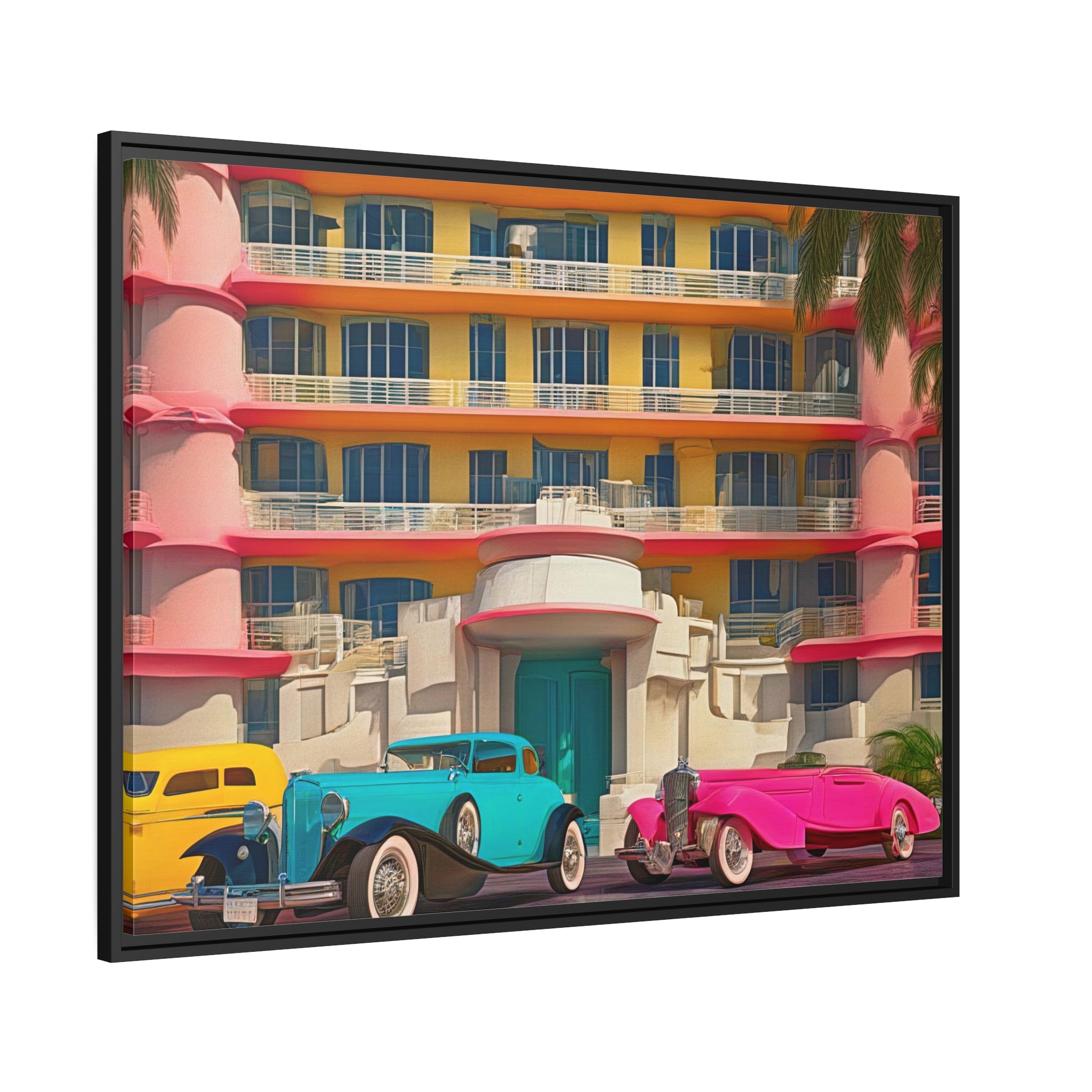Wall Art I’lll BE RIGHT BACK Canvas Print Art Deco Painting Giclee 40X30 + Frame Love Beauty Design House Home Office Decor Gift Ready to Hang