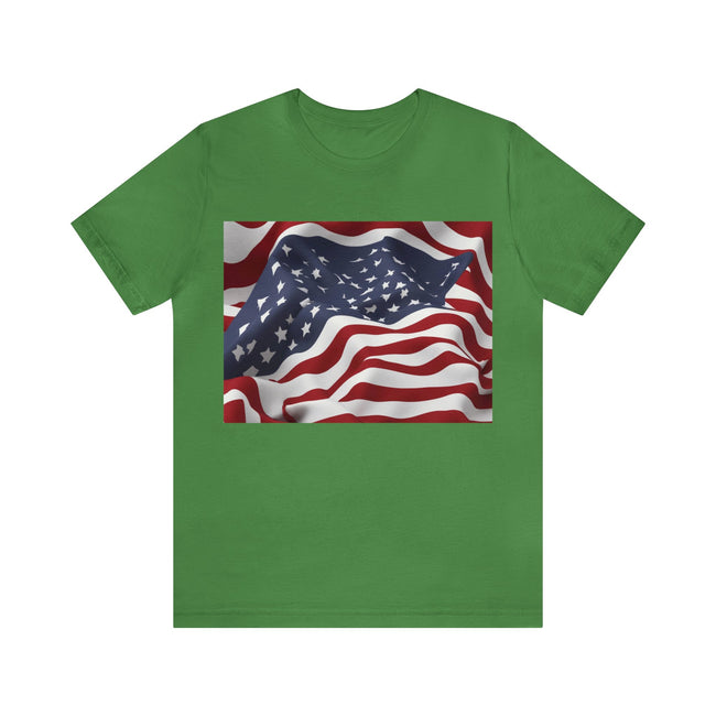 T-Shirt AMERICAN FLAG #2 Unisex Adult Size Fun Hot Modern Abstract Original Design Art Print Fit People Love