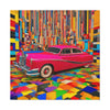 Wall Art WE NEED A CAR Pop Art Canvas Print Painting Giclee 32x32 Gallery Wrap Love Beauty Fun Design House  Home Office Hot Decor Gift Ready to Hang