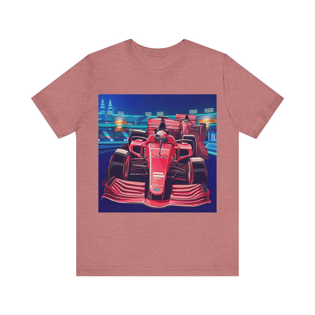 T-Shirt RACE CAR Loved all over the world. Racing T-Shirt Unisex Adult Fun T-shirt Jersey Short Sleeve Tee for the fans of Racing Voulez Sports Collection