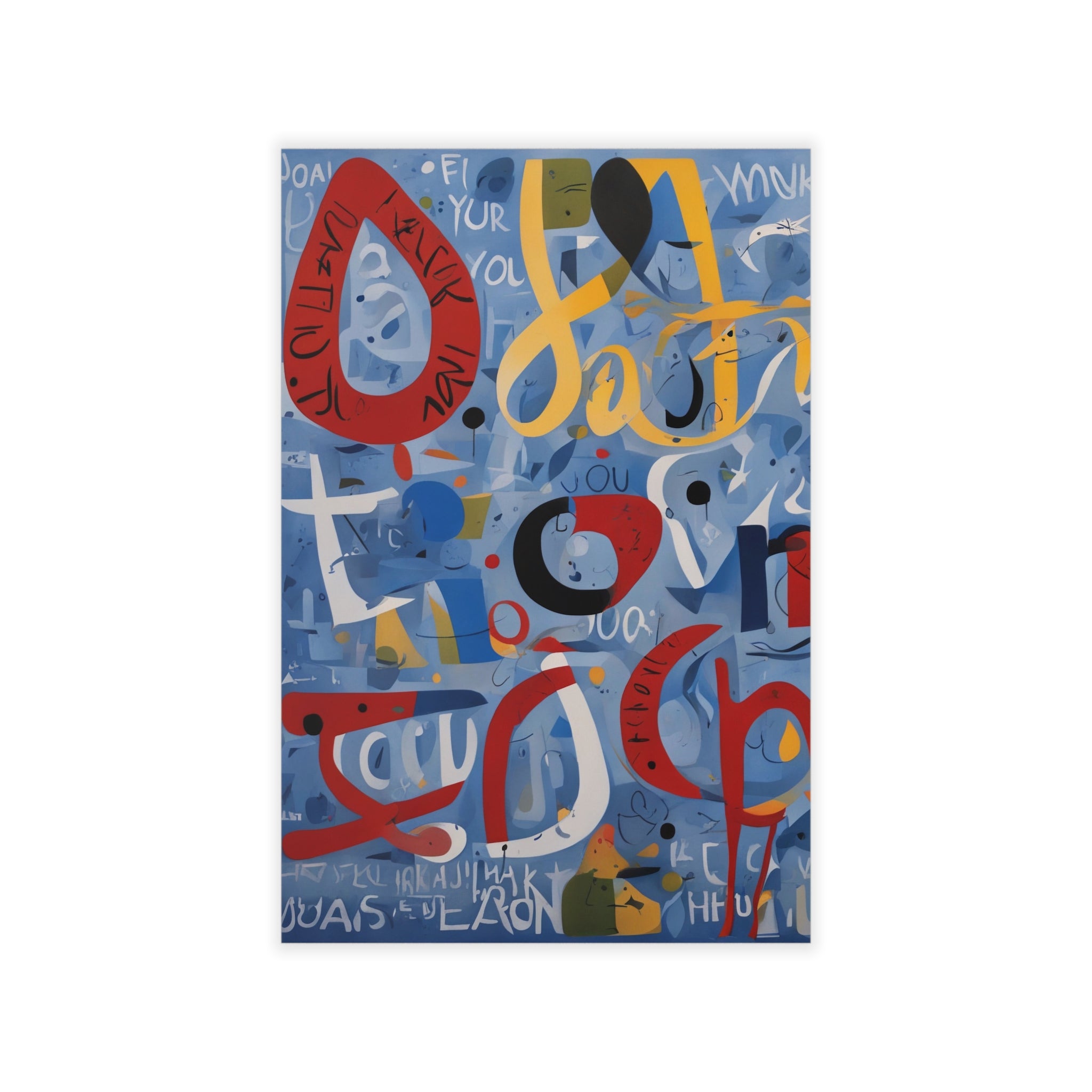 Inspired Abstract THANK YOU #2 Wall Art Astrology Decor Peel & Stick Removable Repositionable Frameable Home Decor Gift