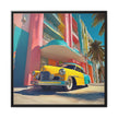 Wall Art MY NEW CAR Art Deco Canvas Print Painting Original Giclee 32X32 + Frame Love Nice Beauty Fun Design Fit Hot House Home Office Gift Ready Hang