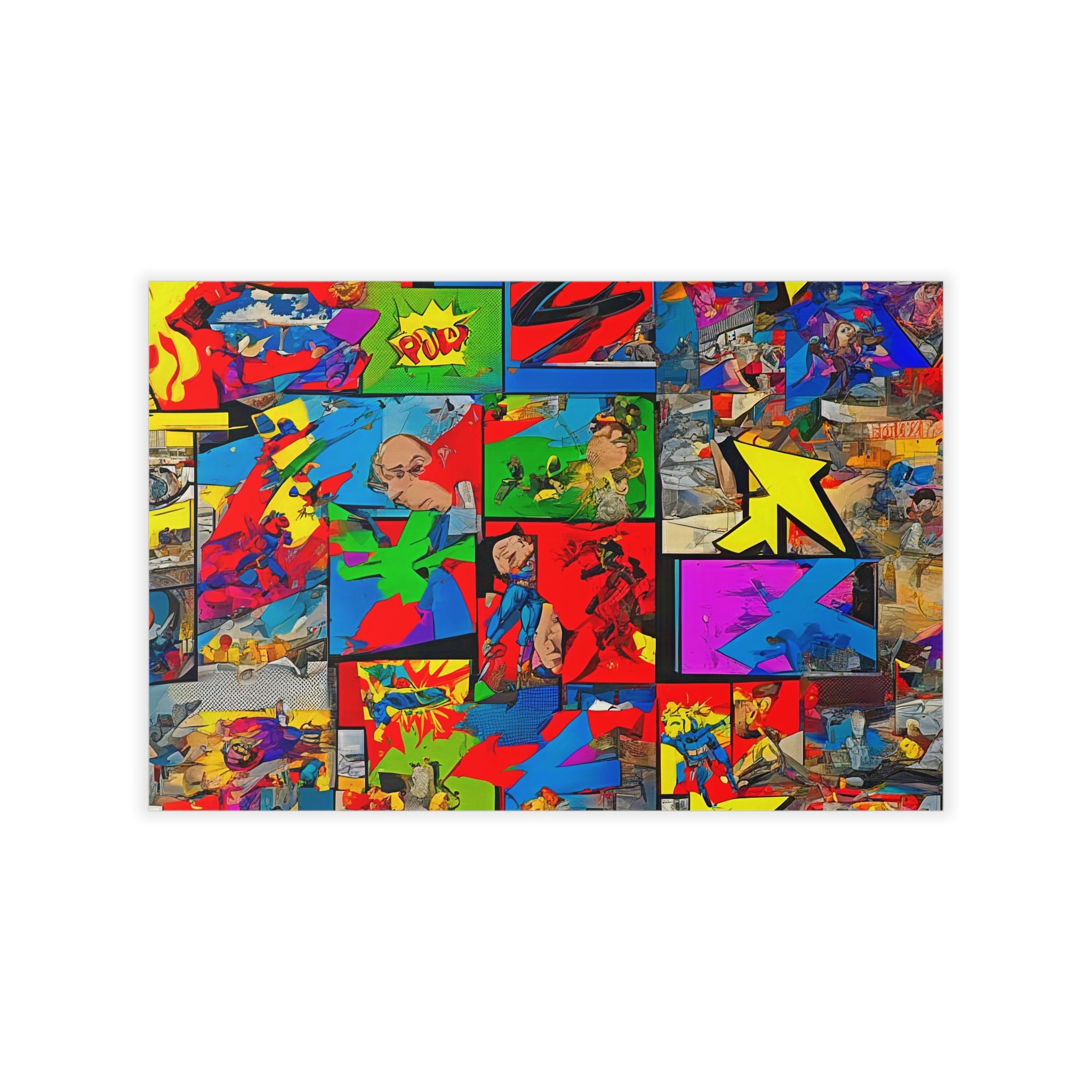 ENTERTAINMENT Original Wall Art Decor Pop Art Collection Peel & Stick Affordable Long Lasting Home Design Gift