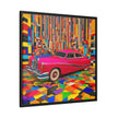 Wall Art WE NEED A CAR Pop Art Canvas Print Painting Giclee 32x32 + Frame Love Beauty Fun Design House  Home Office Hot Decor Gift Ready to Hang
