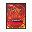 Wall Art RED HOT Canvas Print Art Deco Painting Giclee 24x32 + Frame Love Hot Chili Pepper Food