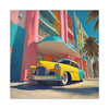 Wall Art MY NEW CAR Art Deco Canvas Print Painting Original Giclee 32X32 GW Love Nice Beauty Fun Design Fit Hot House Home Office Gift Ready Hang