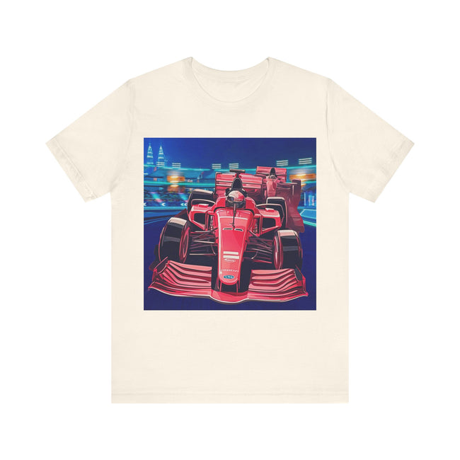 T-Shirt RACE CAR Loved all over the world. Racing T-Shirt Unisex Adult Fun T-shirt Jersey Short Sleeve Tee for the fans of Racing Voulez Sports Collection