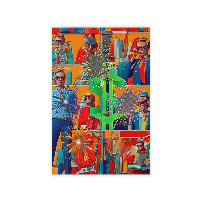 Pop Art MONEY Original Wall Art Decor Beauty Design Home Affordable Long Lasting Gift