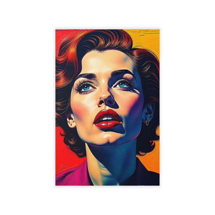 Pop Art PORTRAIT No 1 Original Wall Art Decor Beauty Design Home Affordable Long Lasting Gift