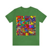 T-Shirt Pop Art ENTERTAINMENT Unisex Adult Size Fun Hot Modern Abstract Original Design Art Print Fit People Love