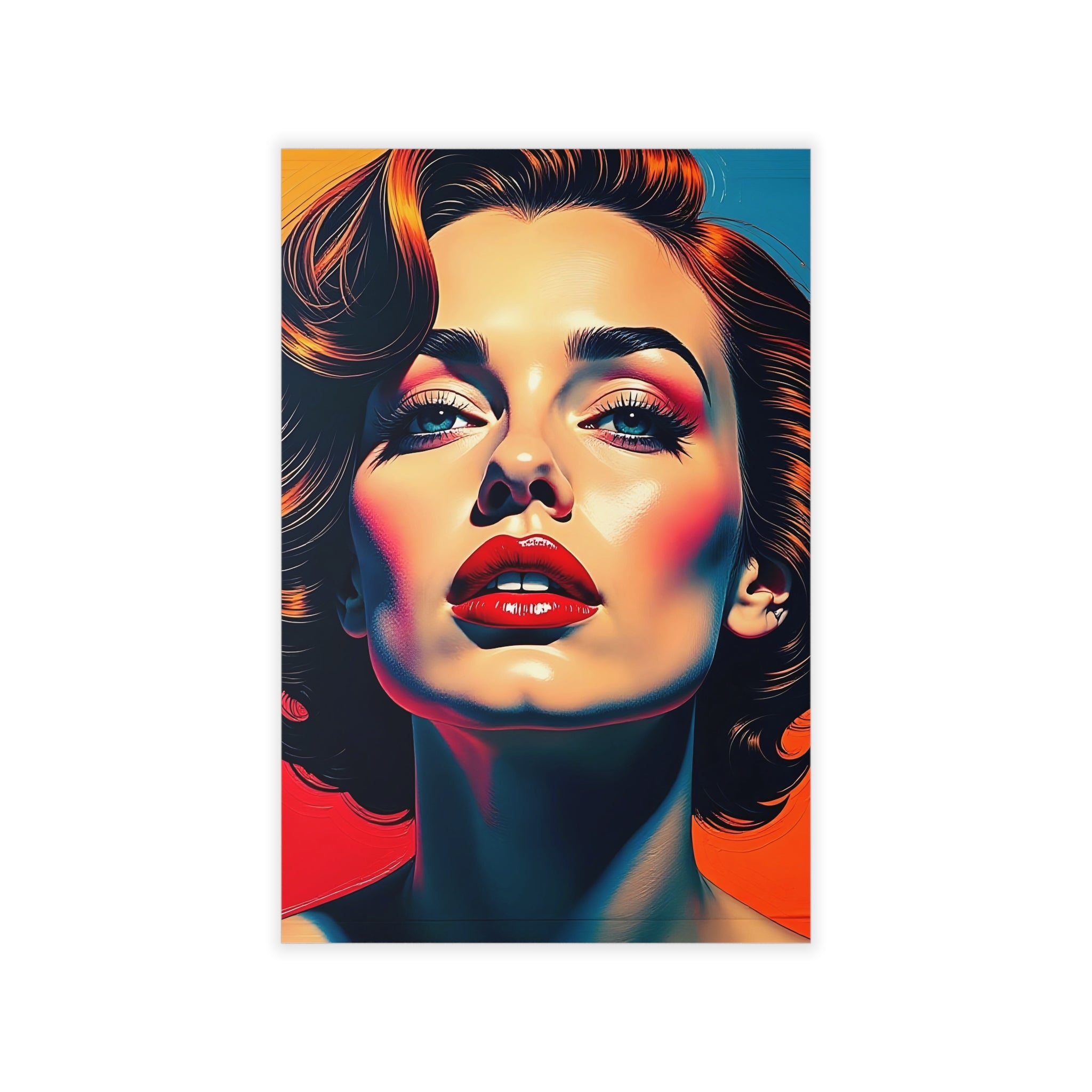 Pop Art PORTRAIT No 5 Original Wall Art Decor Beauty Design Home Affordable Long Lasting Gift