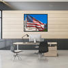 Wall Art AMERICAN FLAG #3  - Canvas 40