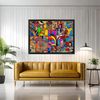 Wall Art MOVIES Pop Art Canvas Print Painting Giclee 40x30 + Frame  Love Beauty Fun Design House  Home Office Hot Decor Gift Ready to Hang