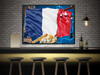 Wall Art FRANCE French Flag Canvas Print Painting Original Giclee + Frame Love Nice Beauty Fun Design Fit House Home Office Gift Ready Hang Living