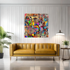 Wall Art MOVIES Pop Art Canvas Print Painting Giclee 32x32 GW Love Beauty Fun Design House  Home Office Hot Decor Gift Ready to Hang