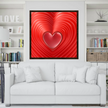 Wall Art INFINITE LOVE Canvas Print Painting Original Giclee 32X32 + Frame Love Nice Beauty Fun Design Fit Hot House Home Office Gift Ready Hang Living