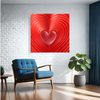 Wall Art INFINITE LOVE Canvas Print Painting Original Giclee 32X32 GW Love Nice Beauty Fun Design Fit Hot House Home Office Gift Ready Hang Living