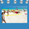 BEACH VOLLEYBALL Original Wall Art Decor Peel & Stick Affordable Long Lasting Home Design Gift
