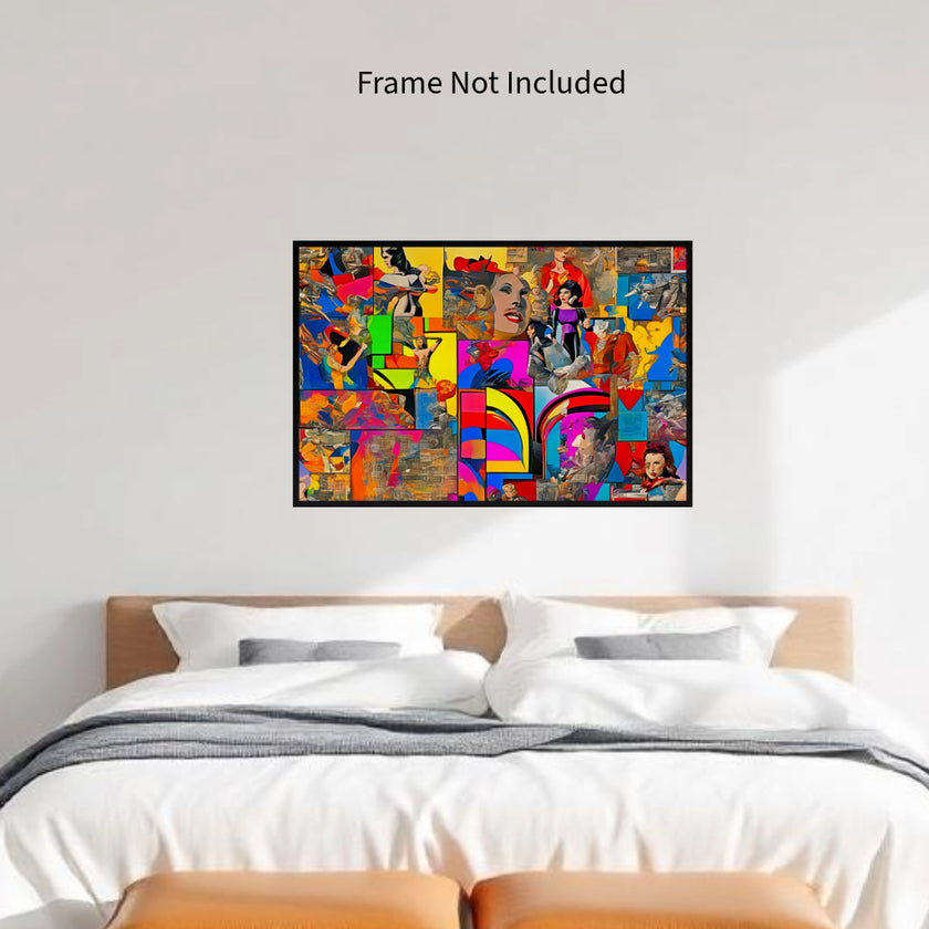 MOVIES Original Wall Art Decor Pop Art Collection Peel & Stick Affordable Long Lasting Home Design Gift
