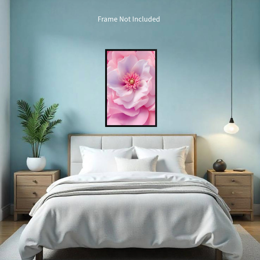 PINK FLOWER Original Wall Art Decor Flower Collection Beauty Design Home Affordable Long-Lasting Gift