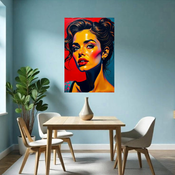 Pop Art PORTRAIT No 10 Original Wall Art Decor Beauty Design Home Affordable Long Lasting Gift