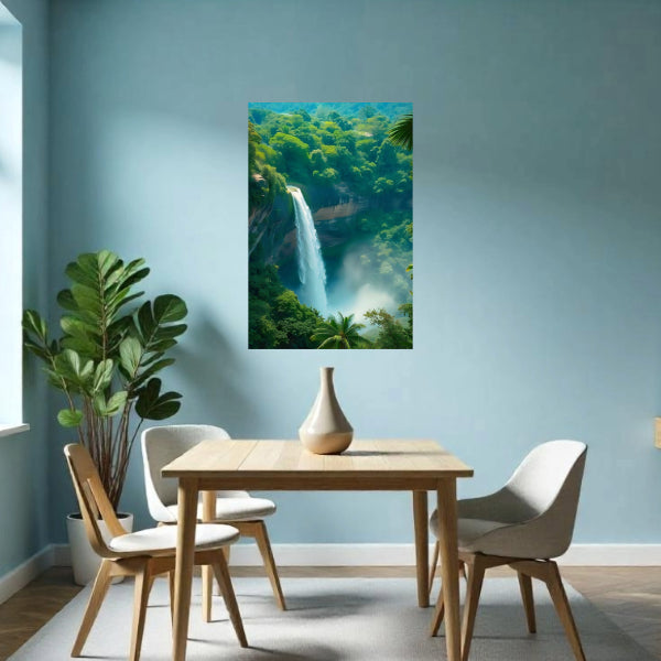 Landscape WATERFALL Original Wall Art Decor Beauty Design Home Affordable Long Lasting Gift