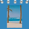 BEACH Wall Art Decor Peel & Stick Removable Repositionable Frameable Home Decor Gift
