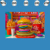 FAST FOOD Original Wall Art Decor Pop Art Collection Peel & Stick Affordable Long Lasting Home Design Gift