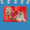 LOVE TIGERS Original Wall Art Decor Love Collection Peel & Stick Affordable Long Lasting Home Design Gift