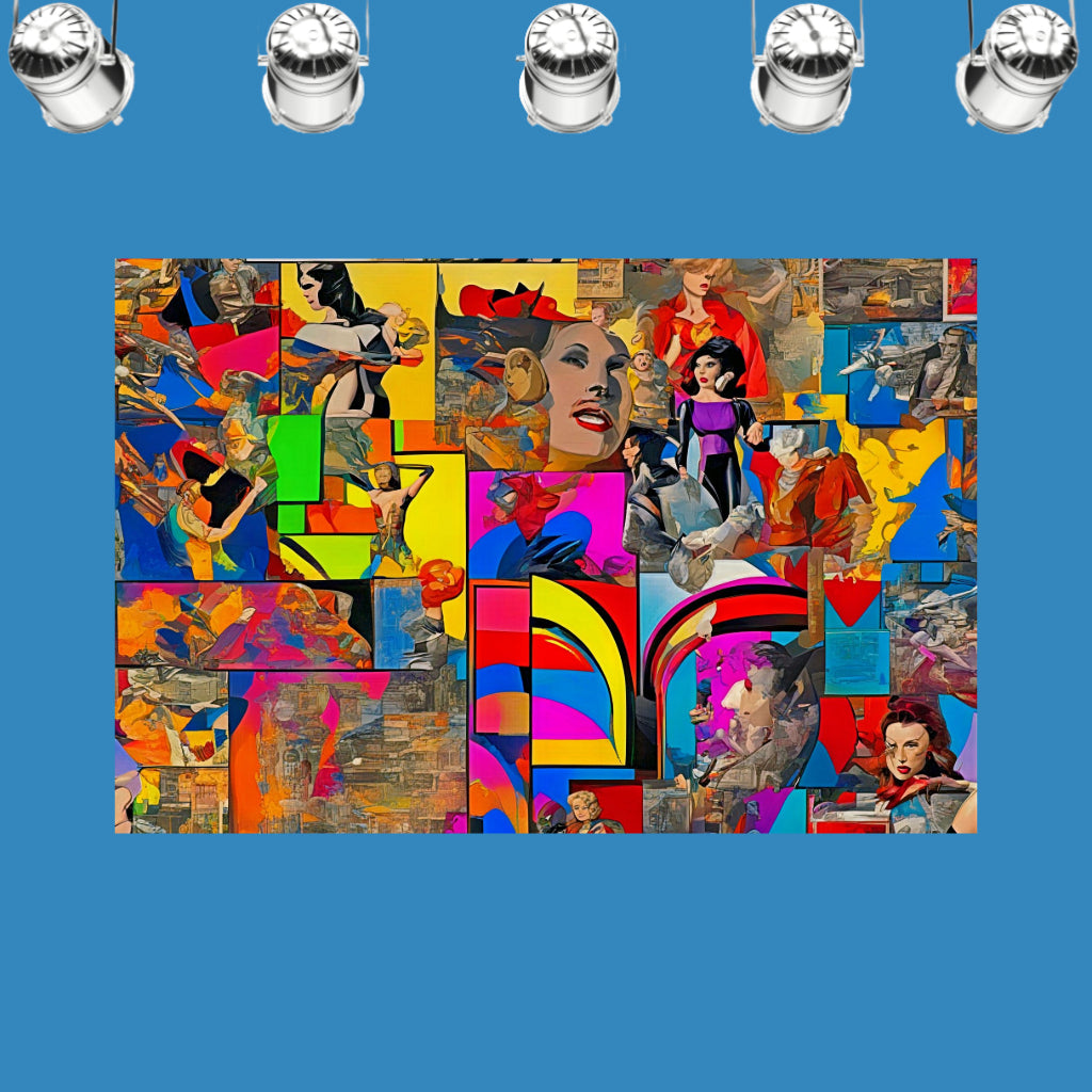 MOVIES Original Wall Art Decor Pop Art Collection Peel & Stick Affordable Long Lasting Home Design Gift