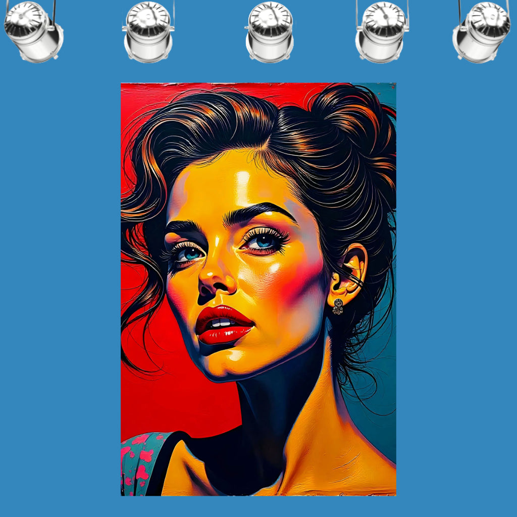 Pop Art PORTRAIT No 10 Original Wall Art Decor Beauty Design Home Affordable Long Lasting Gift