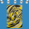 Abstract YELLOW Wall Art Decor Peel & Stick Removable Repositionable Frameable Home Decor Gift