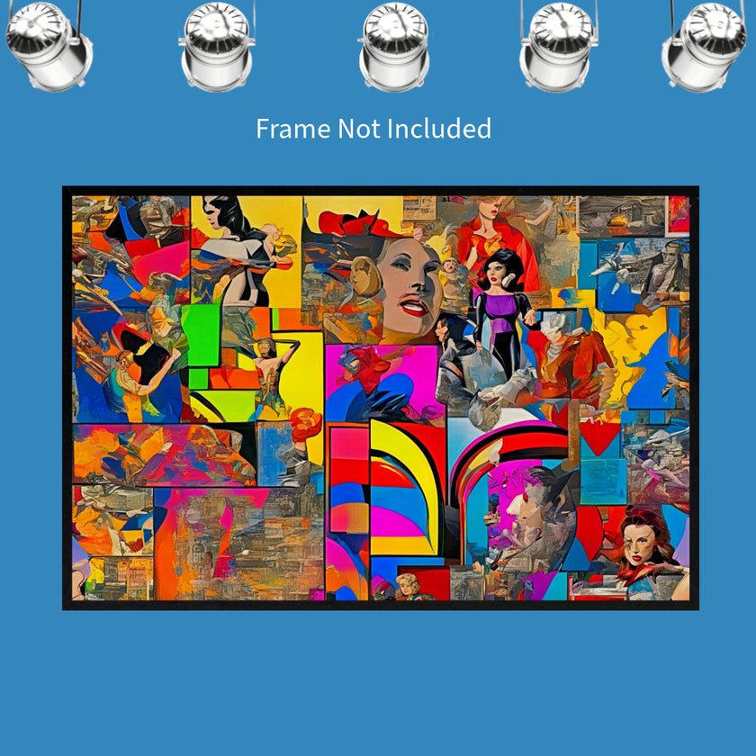 MOVIES Original Wall Art Decor Pop Art Collection Peel & Stick Affordable Long Lasting Home Design Gift