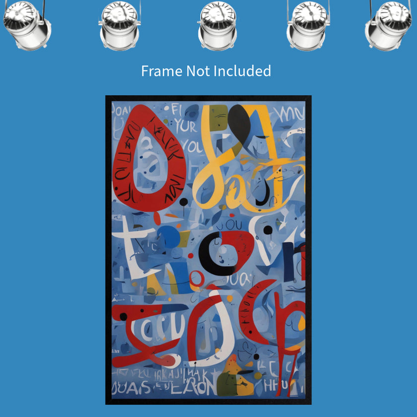 Inspired Abstract THANK YOU #2 Wall Art Astrology Decor Peel & Stick Removable Repositionable Frameable Home Decor Gift