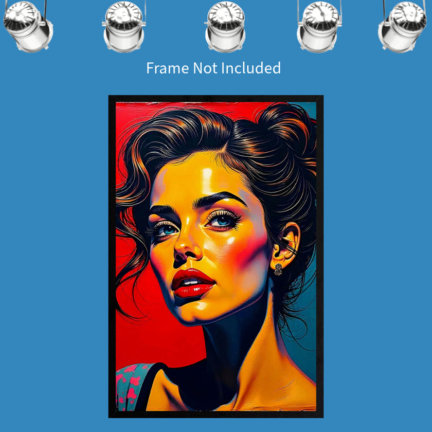 Pop Art PORTRAIT No 10 Original Wall Art Decor Beauty Design Home Affordable Long Lasting Gift