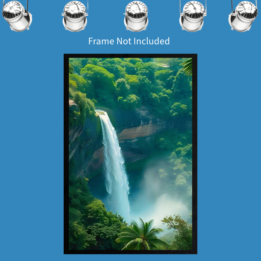 Landscape WATERFALL Original Wall Art Decor Beauty Design Home Affordable Long Lasting Gift
