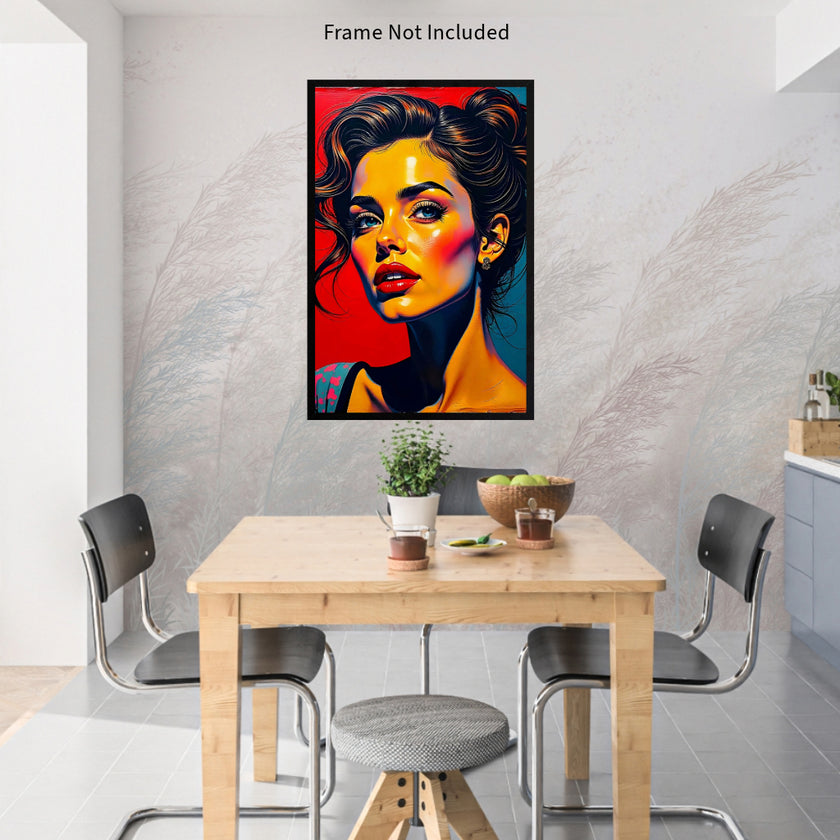 Pop Art PORTRAIT No 10 Original Wall Art Decor Beauty Design Home Affordable Long Lasting Gift