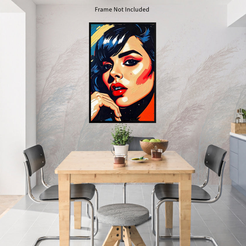 Pop Art PORTRAIT No 8 Original Wall Art Decor Beauty Design Home Affordable Long Lasting Gift