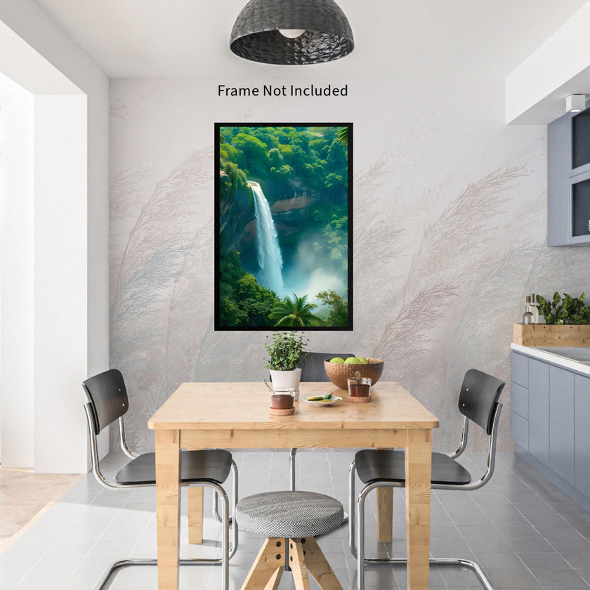 Landscape WATERFALL Original Wall Art Decor Beauty Design Home Affordable Long Lasting Gift